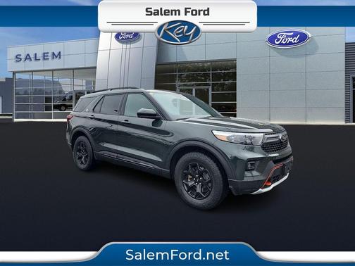 Forged Green Metallic 2023 Ford Explorer Timberline