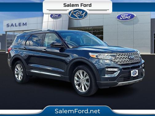 Blue Metallic 2024 Ford Explorer Limited