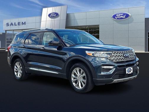 Blue Metallic 2024 Ford Explorer Limited