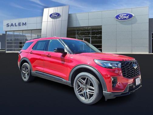 Red Metallic 2025 Ford Explorer ST-Line