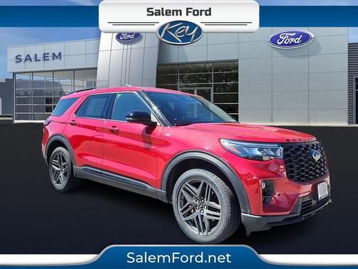 Red Metallic 2025 Ford Explorer ST-Line