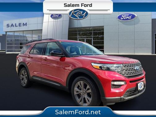 Red Metallic 2023 Ford Explorer XLT