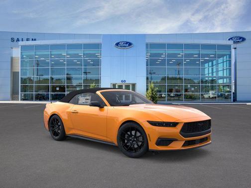 Orange Fury Metallic Tri-Coat 2026 Ford Mustang EcoBoost Premium Convertible
