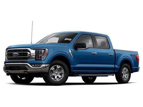 Blue Metallic 2021 Ford F-150 XLT