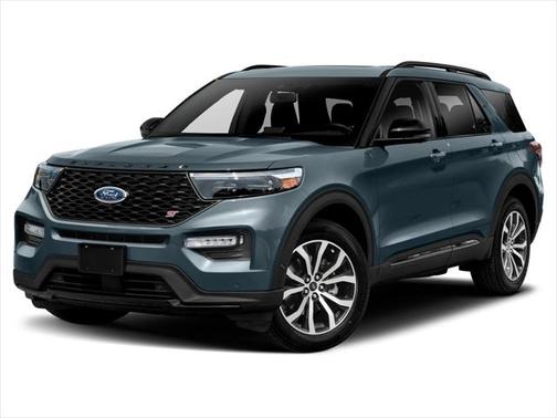 Blue 2020 Ford Explorer ST