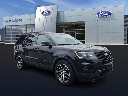 Shadow Black 2018 Ford Explorer Sport
