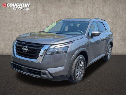 Gun Metallic 2025 Nissan Pathfinder SV 4WD