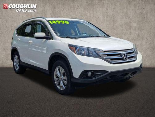 White Diamond Pearl 2014 Honda CR-V EX-L