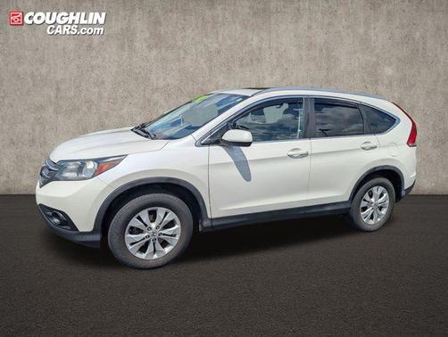 White Diamond Pearl 2014 Honda CR-V EX-L