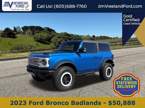 VELOCITY BLUE METALLIC 2023 Ford Bronco BADLANDS