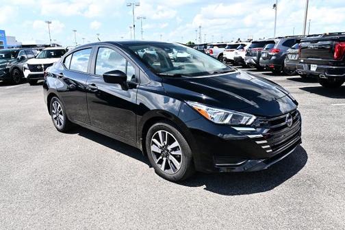 Black 2024 Nissan Versa 1.6 S