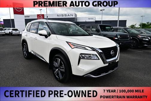 White 2023 Nissan Rogue SL