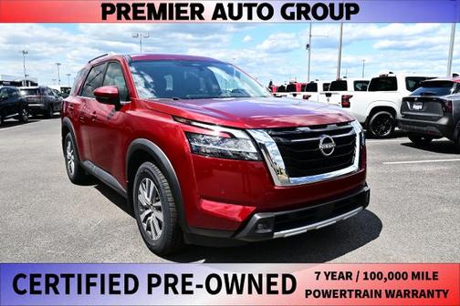 Scarlet Ember 2022 Nissan Pathfinder SL