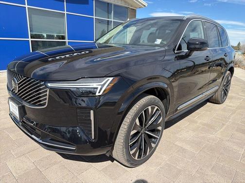 Onyx Black Metallic 2026 Volvo XC90 Ultra, B6 AWD Gas (mild hybrid), Gasoline, Bright, 7 Seats