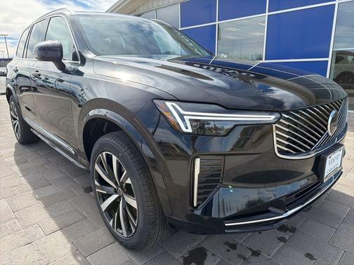 Onyx Black Metallic 2026 Volvo XC90 Core, B5 AWD Gas (mild hybrid), Gasoline, Bright, 7 Seats