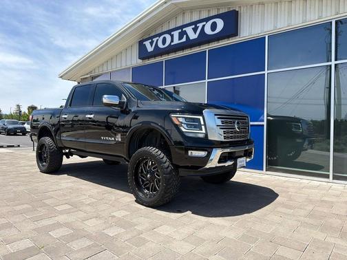 Super Black 2020 Nissan Titan Platinum Reserve