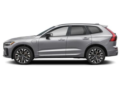 Aurora Silver 2026 Volvo XC60 Plug-In Hybrid Plus, T8 AWD Electric/Gasoline, Dark