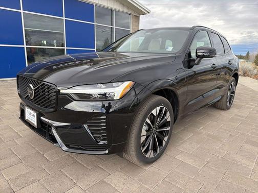 Onyx Black Metallic 2026 Volvo XC60 Plug-In Hybrid Plus, T8 AWD Electric/Gasoline, Dark
