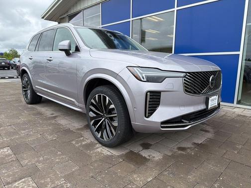 Aurora Silver 2026 Volvo XC90 Plug-In Hybrid Ultra, T8 AWD, Electric/Gasoline, Bright, 7 Seats