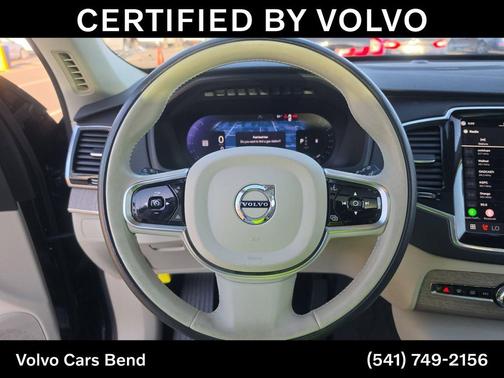 Onyx Black Metallic 2023 Volvo XC90 B6 Plus 7-Seater