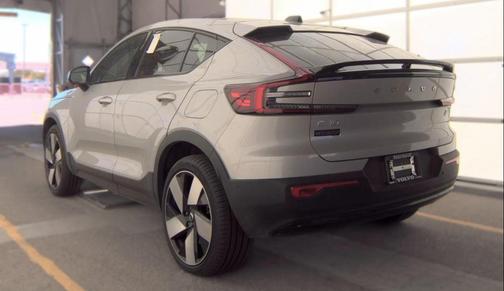 Silver Dawn Metallic 2023 Volvo C40 Recharge Pure Electric Twin Ultimate