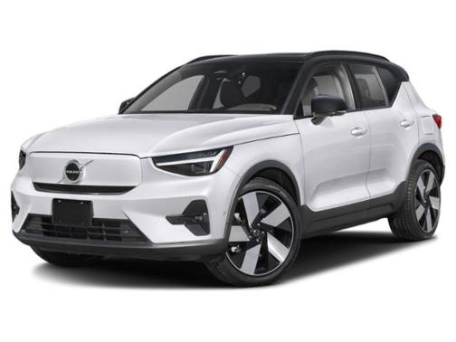 Crystal White Metallic 2023 Volvo XC40 Recharge Pure Electric Twin Ultimate