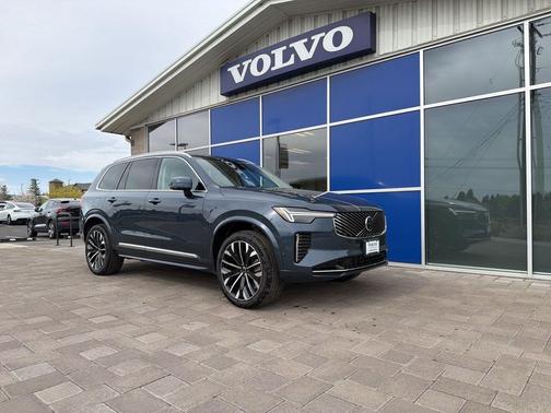 Denim Blue Metallic 2026 Volvo XC90 Ultra, B6 AWD Gas (mild hybrid), Gasoline, Bright, 7 Seats