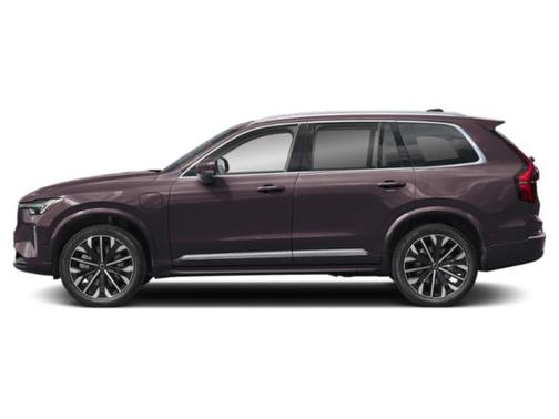 Mulberry Red Metallic 2026 Volvo XC90 Plug-In Hybrid Plus, T8 AWD, Electric/Gasoline, Bright, 7 Seats