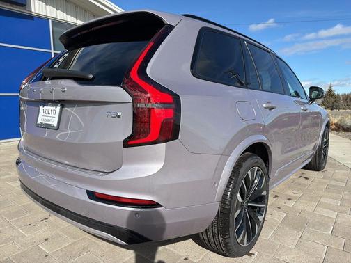 Aurora Silver 2026 Volvo XC90 Plug-In Hybrid Ultra Dark Theme, T8 AWD, Electric/Gasoline, 7 Seats