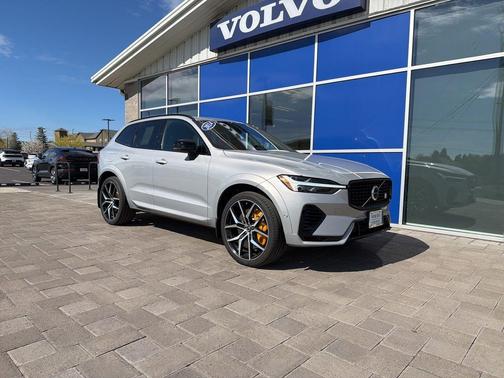 Silver Dawn Metallic 2024 Volvo XC60 Recharge Plug-In Hybrid T8 Polestar