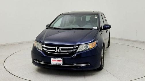 Blue 2014 Honda Odyssey EX-L
