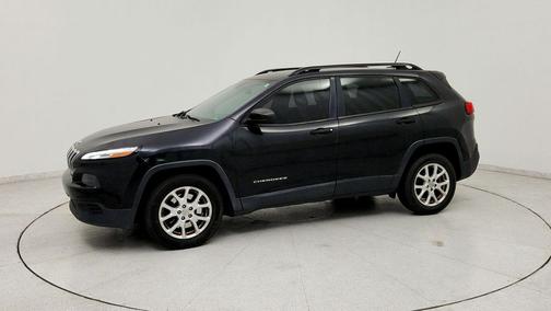 Brilliant Black Crystal Pearlcoat 2015 Jeep Cherokee Sport