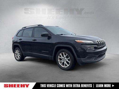 Brilliant Black Crystal Pearlcoat 2015 Jeep Cherokee Sport