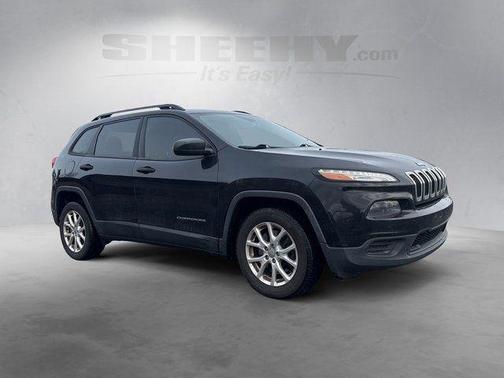 Brilliant Black Crystal Pearlcoat 2015 Jeep Cherokee Sport