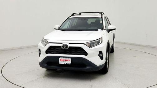 Super White 2019 Toyota RAV4 XLE