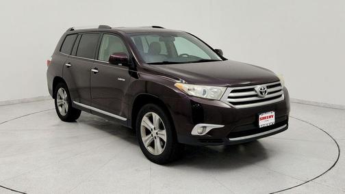 Burgundy 2013 Toyota Highlander Limited