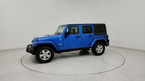Hydro Blue Pearl Coat 2014 Jeep Wrangler Unlimited Freedom Edition