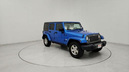Hydro Blue Pearl Coat 2014 Jeep Wrangler Unlimited Freedom Edition