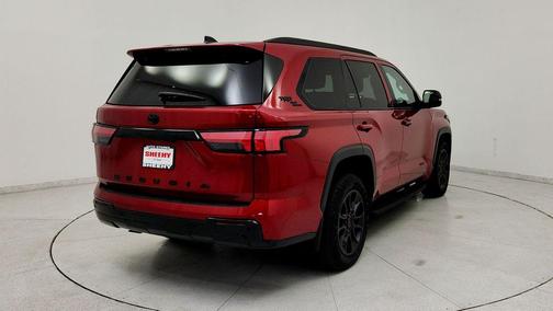 Supersonic Red 2024 Toyota Sequoia Limited