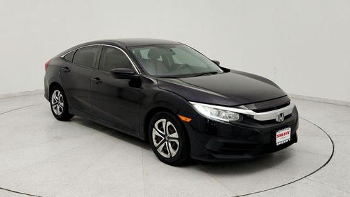 Burgundy Night Pearl 2016 Honda Civic LX