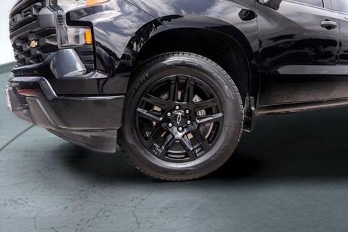 Black 2023 Chevrolet Silverado 1500 Custom