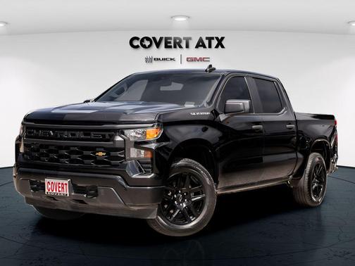 Black 2023 Chevrolet Silverado 1500 Custom