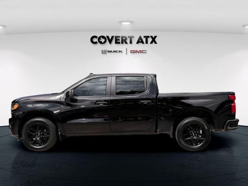 Black 2023 Chevrolet Silverado 1500 Custom