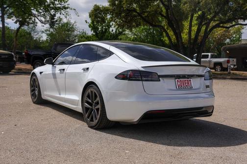 White 2025 Tesla Model S Plaid