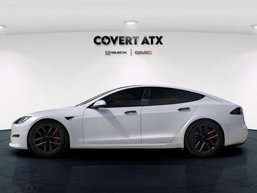 White 2025 Tesla Model S Plaid