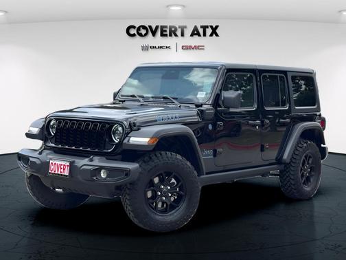 Black Clearcoat 2025 Jeep Wrangler 4xe Sport