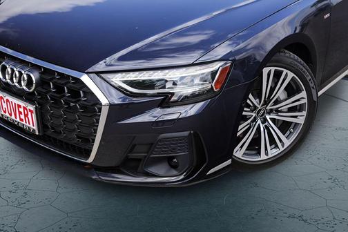 Firmament Blue Metallic 2023 Audi A8 L 55