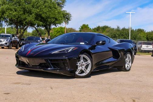 Black 2024 Chevrolet Corvette Stingray w/1LT