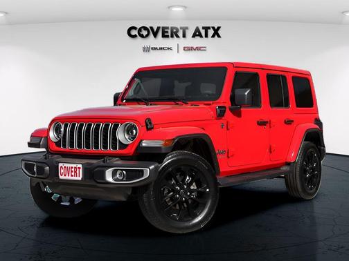 Firecracker Red Clearcoat 2025 Jeep Wrangler 4xe Sahara