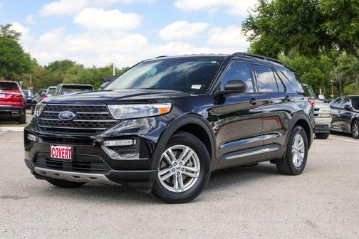Agate Black Metallic 2023 Ford Explorer XLT